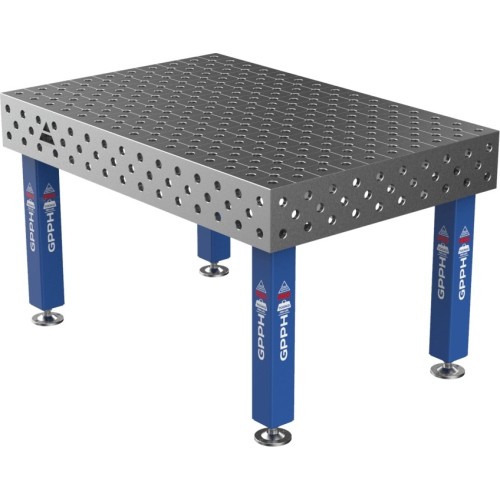 Suvirinimo stalas PRO 15 mm - 1500x1000mm - Φ28 - Įstrižinė - Ant kojelių