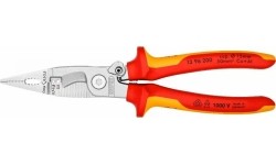 Replės elektros instaliacijos darbams VDE 200mm KNIPEX