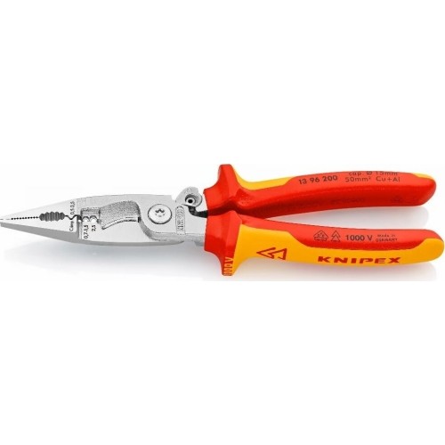 Pliers for electrical installation VDE 200mm KNIPEX