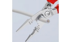 Replės elektros instaliacijos darbams VDE 200mm KNIPEX