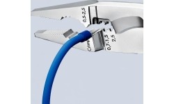 Replės elektros instaliacijos darbams VDE 200mm KNIPEX