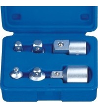 1/4" + 3/8" + 1/2" + 3/4" Adapterių rinkinys 6vnt.
