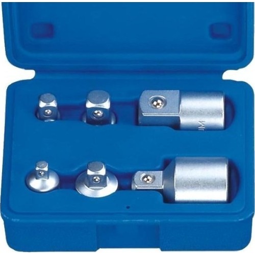 1/4" + 3/8" + 1/2" + 3/4" Adapterių rinkinys 6vnt.