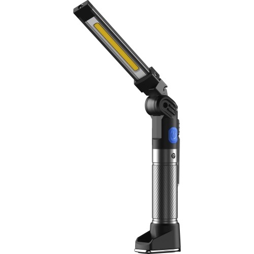 Prožektorius darbui lankstus su UV COB+SMD (įkraunamas)