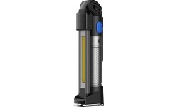 Prožektorius darbui lankstus su UV COB+SMD (įkraunamas)