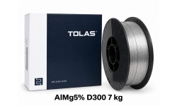 Suvirinimo viela AlMg5 (D300 - 7kg)  - 0.8