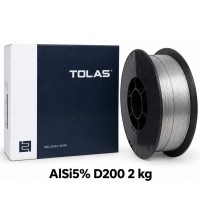Suvirinimo viela AlSi5 D200 2 kg - 1.2 mm