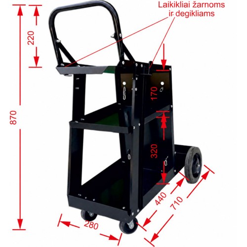 MIG welding cart