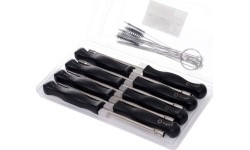 Keys for adjusting carburetors 8 pcs + brushes