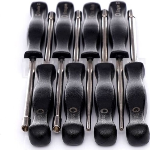 Keys for adjusting carburetors 8 pcs + brushes