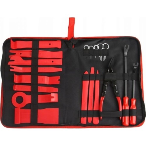 Upholstery and car radio puller set 19pcs