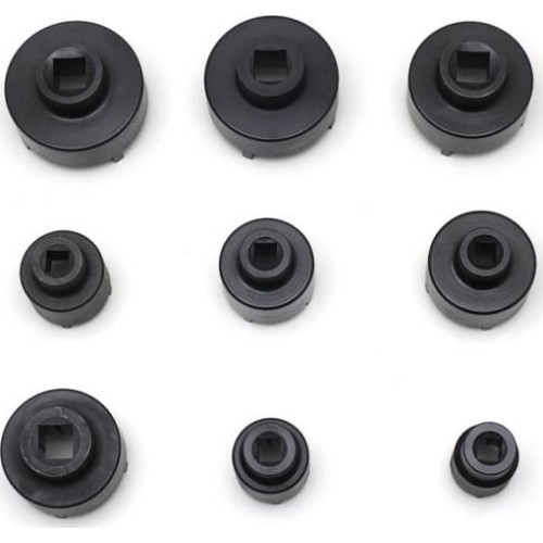 Inside tooth groove bearing lock nut set (9pcs) KM0-KM12