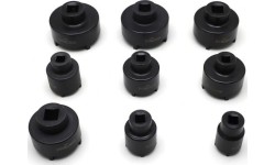 Inside tooth groove bearing lock nut set (9pcs) KM0-KM12