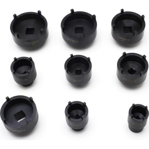 Inside tooth groove bearing lock nut set (9pcs) KM0-KM12