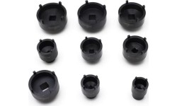 Inside tooth groove bearing lock nut set (9pcs) KM0-KM12