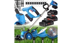 Cordless grass trimmer ET-504, 21 V, with 2 batteries