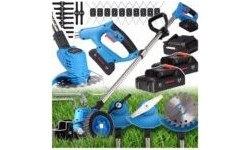 Cordless grass trimmer ET-504, 21 V, with 2 batteries