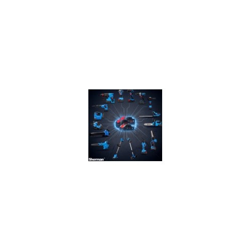 Cordless grass trimmer ET-504, 21 V, with 2 batteries