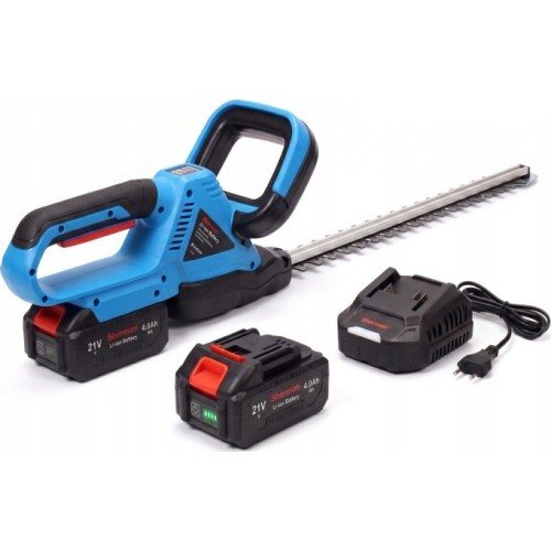 ET-50 cordless hedge trimmer with two 4.0 Ah batteries