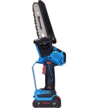 Cordless chainsaw ET-510 with automatic chain lubrication and two 2.0 Ah batteries