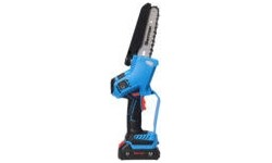 Cordless chainsaw ET-510 with automatic chain lubrication and two 2.0 Ah batteries