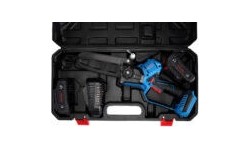 Cordless chainsaw ET-510 with automatic chain lubrication and two 2.0 Ah batteries