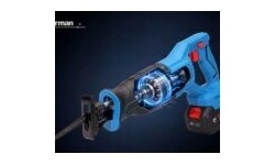 Cordless reciprocating saw ET-505 with 2 × 4.0 Ah batteries