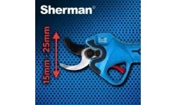 Cordless pruning shears ET-507 with two 2.0 Ah batteries