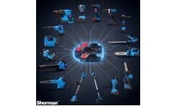 Cordless pruning shears ET-507 with two 2.0 Ah batteries