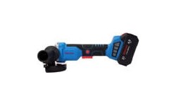 Cordless angle grinder ET-301 with two 4.0 Ah batteries