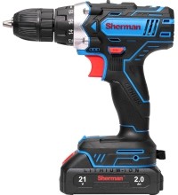 Cordless drill-driver ET-101, 21 V, 28 Nm – two batteries