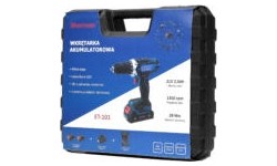 Akumuliatorinis gręžtuvas-suktuvas ET-101, 21 V, 28 Nm – du akumuliatoriai