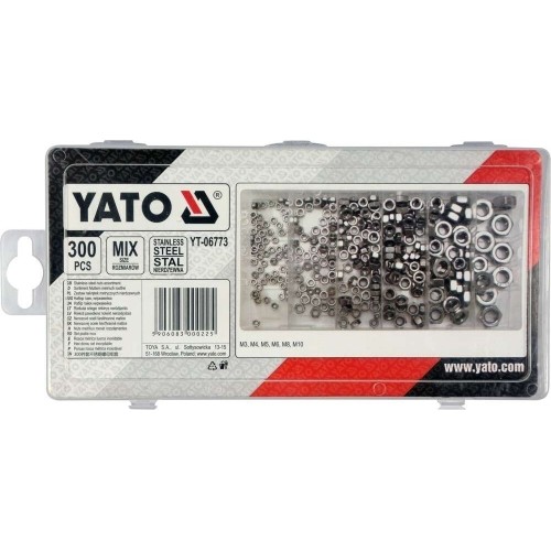 Stainless steel nuts set M3-M10 300pcs