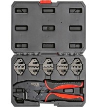 Quick interchangeable ratchet crimper set