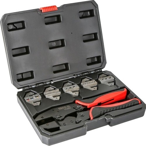 Quick interchangeable ratchet crimper set