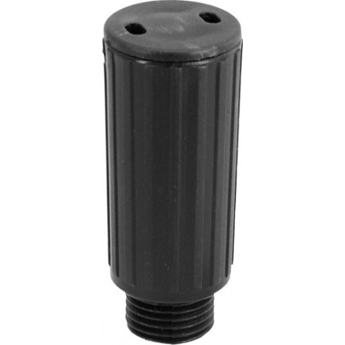 Breather for oil compressor 3/8" black. Spare part.