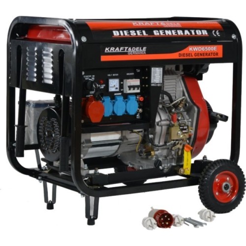 Dyzelinis trifazis elektros generatorius, 6 kW, 230/380 V