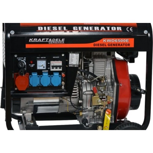 Dyzelinis trifazis elektros generatorius, 6 kW, 230/380 V