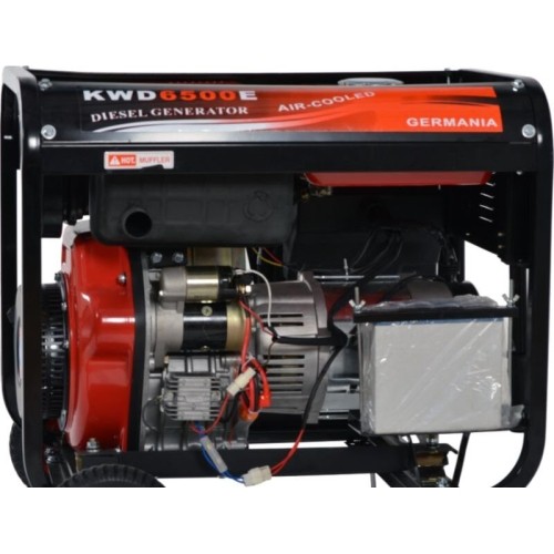 Dyzelinis trifazis elektros generatorius, 6 kW, 230/380 V