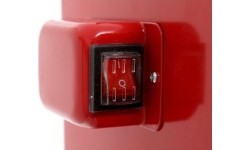 Smėliasrovė - smėliapūtė, vertikali, 90 l, su LED apšvietimu