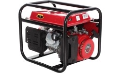 Single-phase petrol generator, 230 V / 12 V