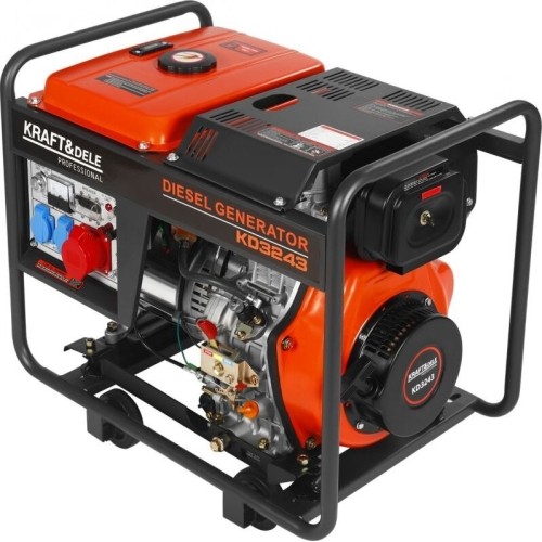 Dyzelinis elektros generatorius, 6,5/7 kW, 230/400 V, su elektriniu paleidimu
