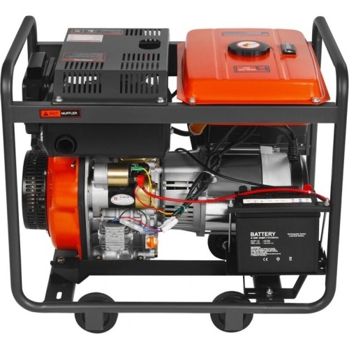 Dyzelinis elektros generatorius, 6,5/7 kW, 230/400 V, su elektriniu paleidimu