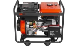 Diesel electric generator, 6.5/7 kW, 230/400 V, with electric start