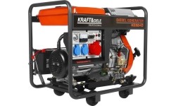 Dyzelinis elektros generatorius, 6,5/7 kW, 230/400 V, su elektriniu paleidimu