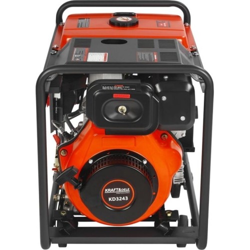 Dyzelinis elektros generatorius, 6,5/7 kW, 230/400 V, su elektriniu paleidimu