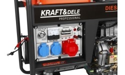 Dyzelinis elektros generatorius, 6,5/7 kW, 230/400 V, su elektriniu paleidimu