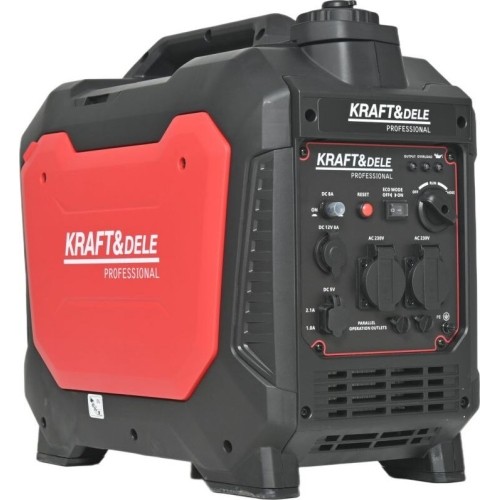 Inverter gasoline electric generator, 3.5 kW, 230 V, with 12 V and USB outputs