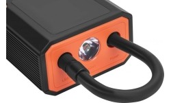 Akumuliatorinis oro kompresorius, 0,2–10,3 bar, su LED ekranu ir žibintuvėliu