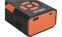 Cordless air compressor, 0.2–10.3 bar, with LED display and flashlight
